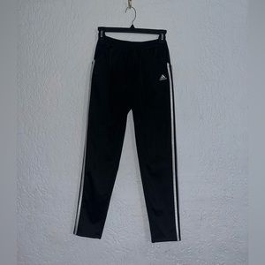 ✨Like New✨ Girls Adidas White Stripe Straight Leg Running Pants